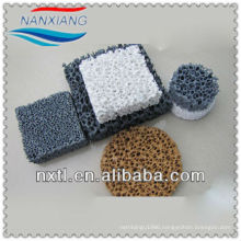 round foam filter silicon carbide ceramic foam filter